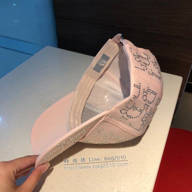 Dior新品女帽子 迪奧燙鑽棒球帽鴨舌帽  mm1462